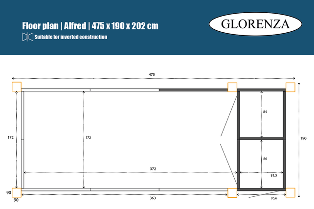 Voliere Glorenza Alfred