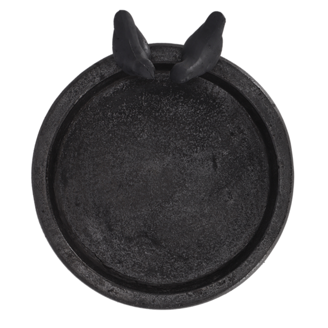 Vogelbad rond terrazzo