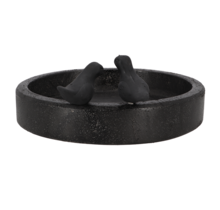 Vogelbad rond terrazzo