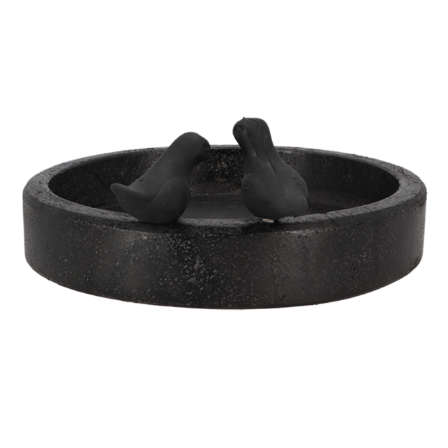 Vogelbad rond terrazzo