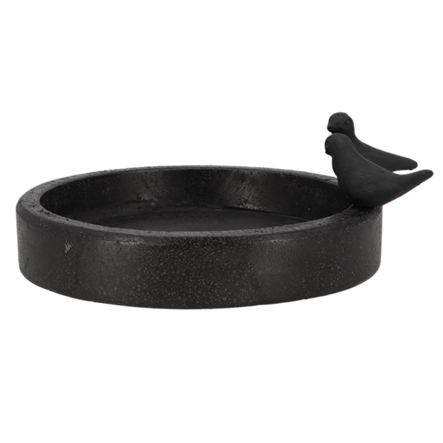 Vogelbad rond terrazzo