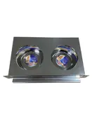 Voedercassette 2 vaks breed