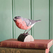 DecoBird Houten vogel Goudvink