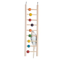 Houten ladder met kralen