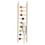 Houten ladder met kralen