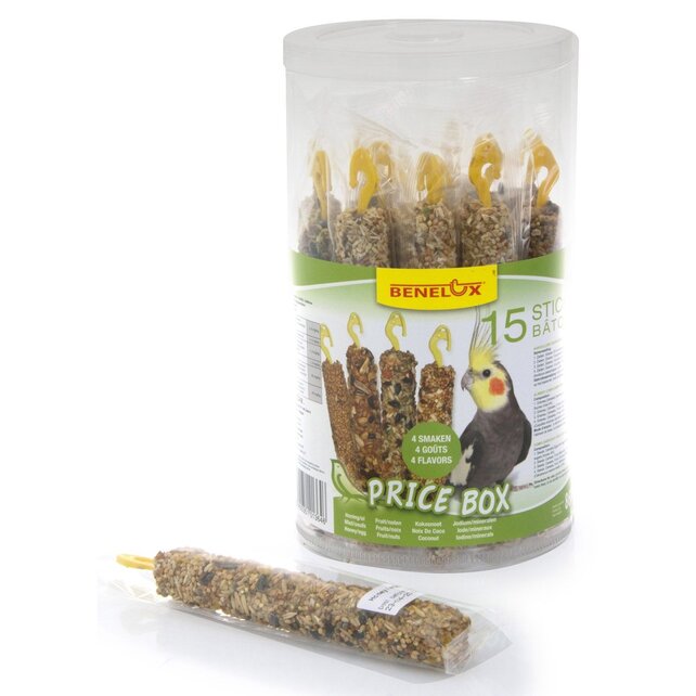 Grote parkiet 15 crackers box