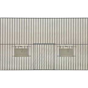 Voorfront 50 x 30 cm met 2 klepjes en 1 deur