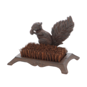 Voetenveger van gietijzer met eekhoorn – stijlvol en functioneel