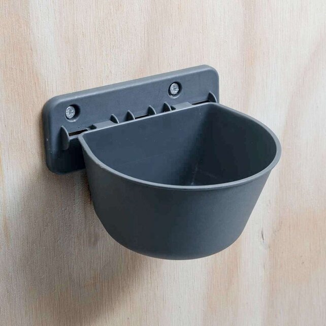 Wandbevestiging voor het gaas voerbakje
