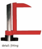 Kunststof voorfront easy on, easy off