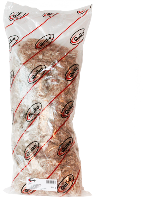Nestmateriaal dierenhaar-hennep-sisal 500 gram