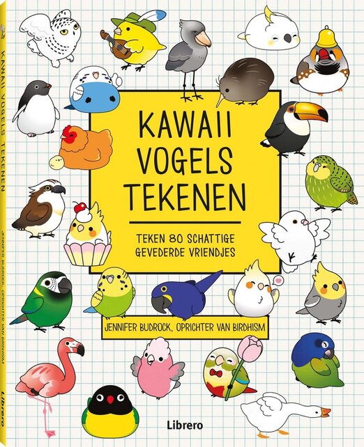 Kawaii vogels tekenen
