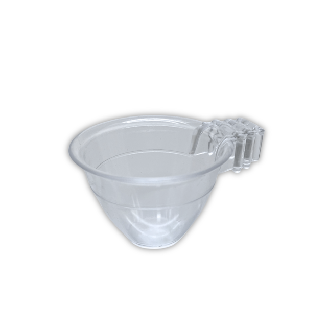 Eivoerbakje klein transparant