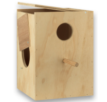 Houten Broedblok voor valkparkieten | Veilig & comfortabel