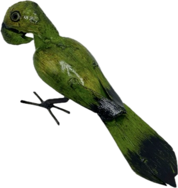 Amazone papegaai sculptuur