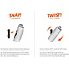 Fidlock Twist bidon 590 ml set Fidlock Twist bidon 590 ml set