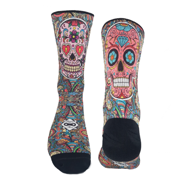 Doppio Slavo Mexican Skulls | Fietssokken