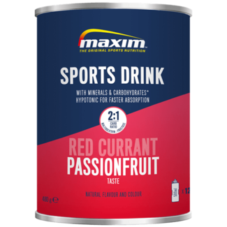 Maxim Sports Drink Red Currant and Passion Fruit 480gr
