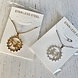 Halsketting tandwiel met fiets Halsketting tandwiel met fiets