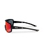 AGU Bold Anti Fog black with red lens