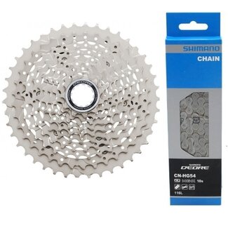 Shimano Deore CS-M4100 10-speed cassette & CN-HG54 ketting