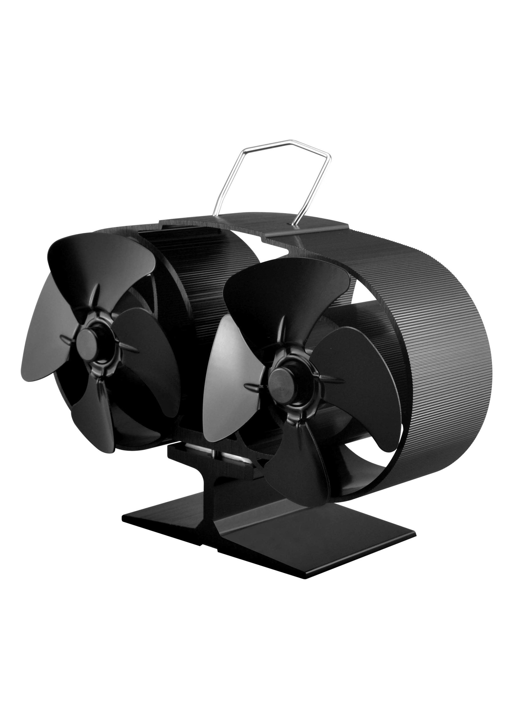 opblijven Kan worden genegeerd Leerling Eco Fan Haardventilator met 8 bladen en 2 motoren geschikt voor gietijzeren  houtkachel en gaskachels - HaardVentilatoren.nl