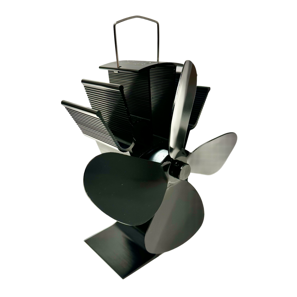 WOLFF MOUNT Premium Houtkachel Ventilator – Meer luchtverplaatsing dankzij geoptimaliseerde rotorbladen