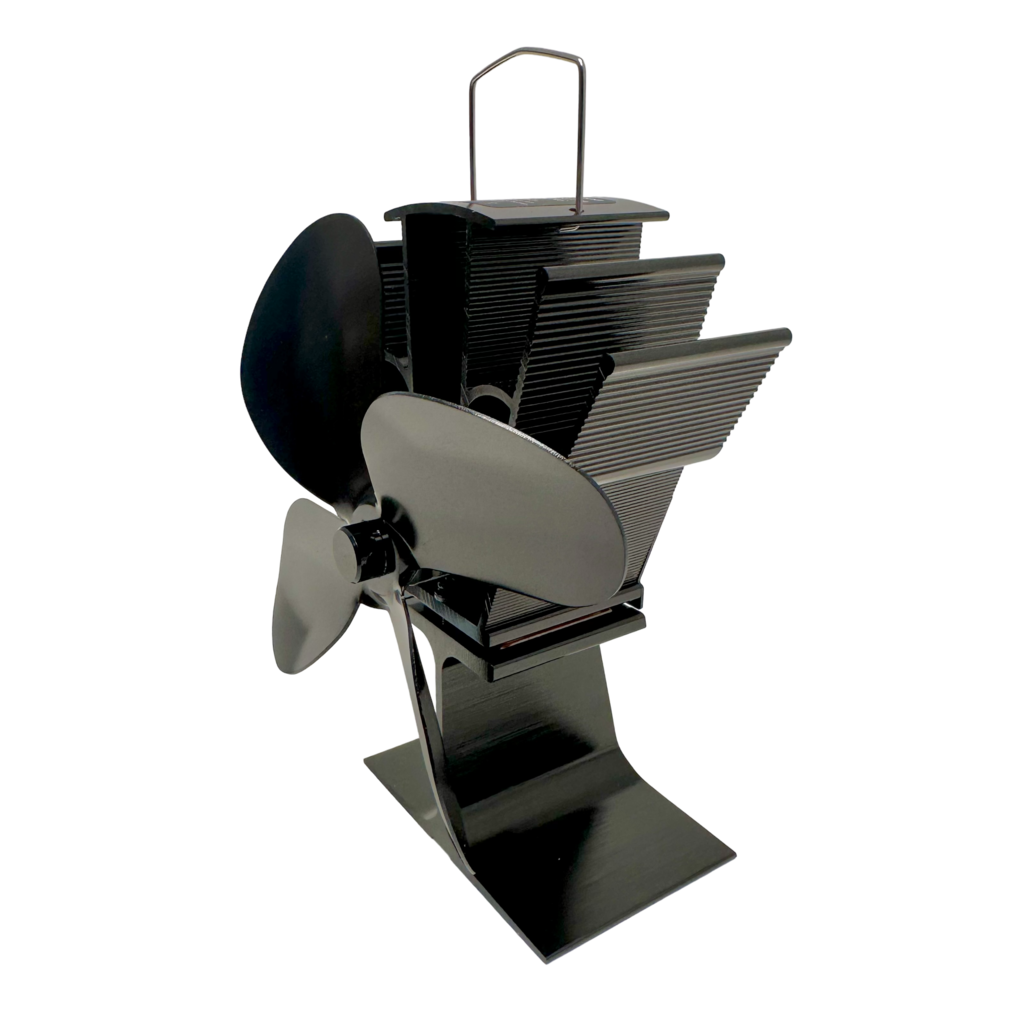 WOLFF MOUNT Premium Houtkachel Ventilator – Meer luchtverplaatsing dankzij geoptimaliseerde rotorbladen