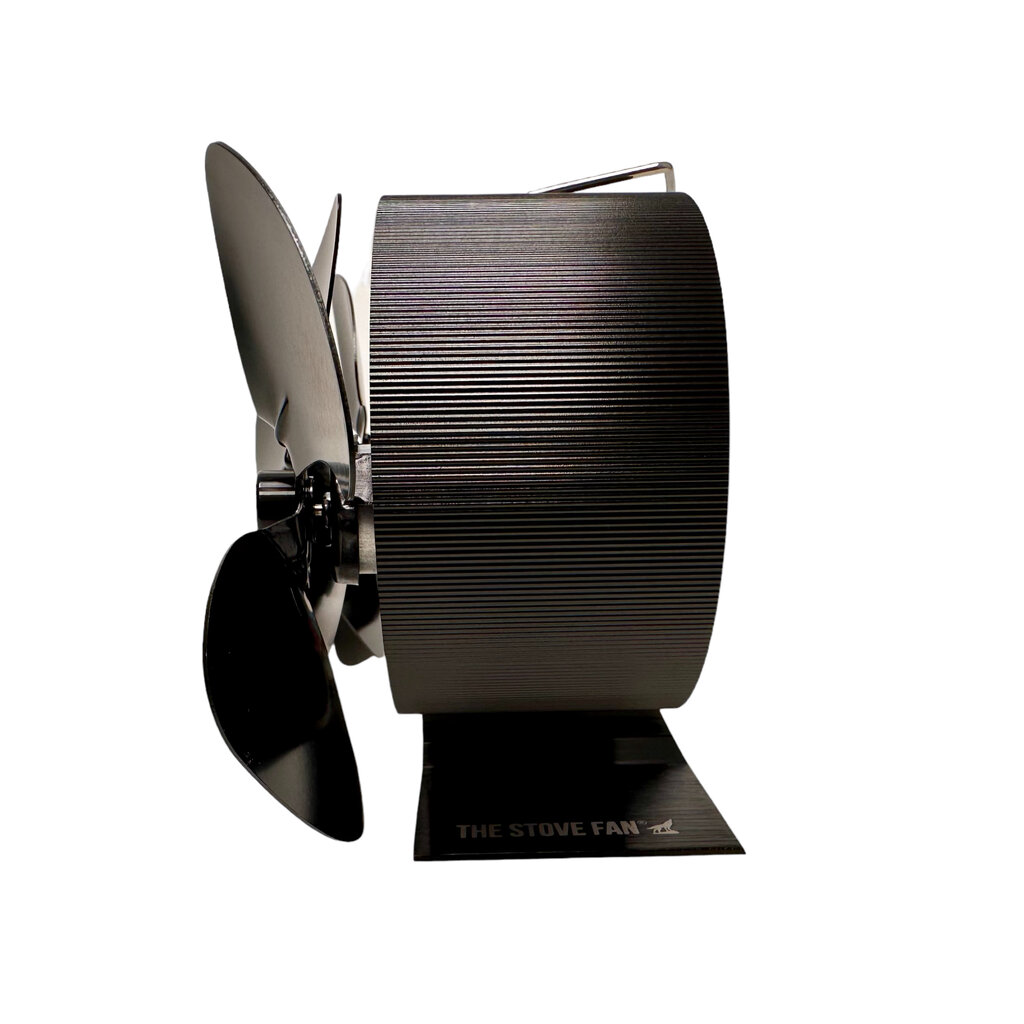 The Stove Fan Krachtige krachtpatser kachelventilator met 2 motoren en gecurvde rotorbladen