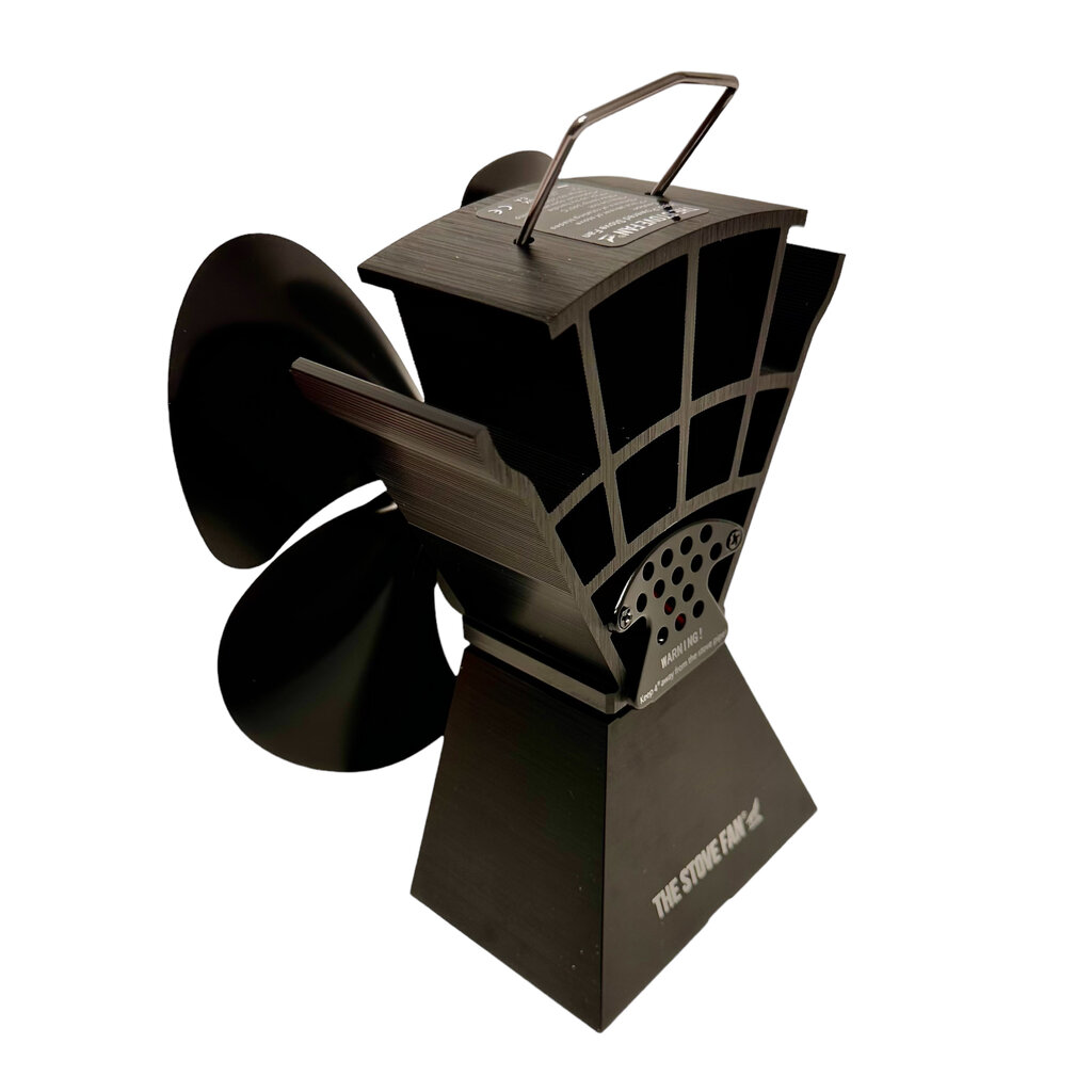 Houtkachel ventilator met massieve voet | OP=OP