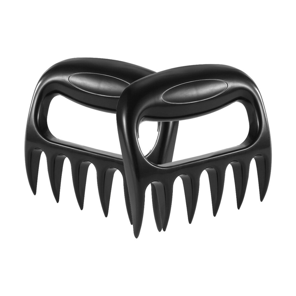 WOLFF BBQ Wolff BBQ | 5-deling BBQ toolset |Perfecte mannen cadeau met: handschoenen, vleestang, barbecue matje, bereklauw en een kwast