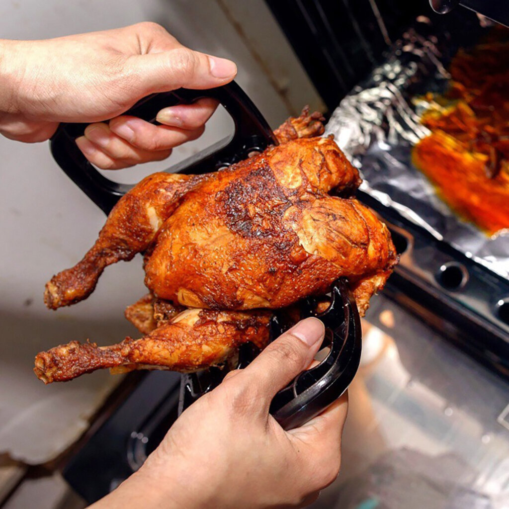 WOLFF BBQ Wolff BBQ | 5-deling BBQ toolset |Perfecte mannen cadeau met: handschoenen, vleestang, barbecue matje, bereklauw en een kwast