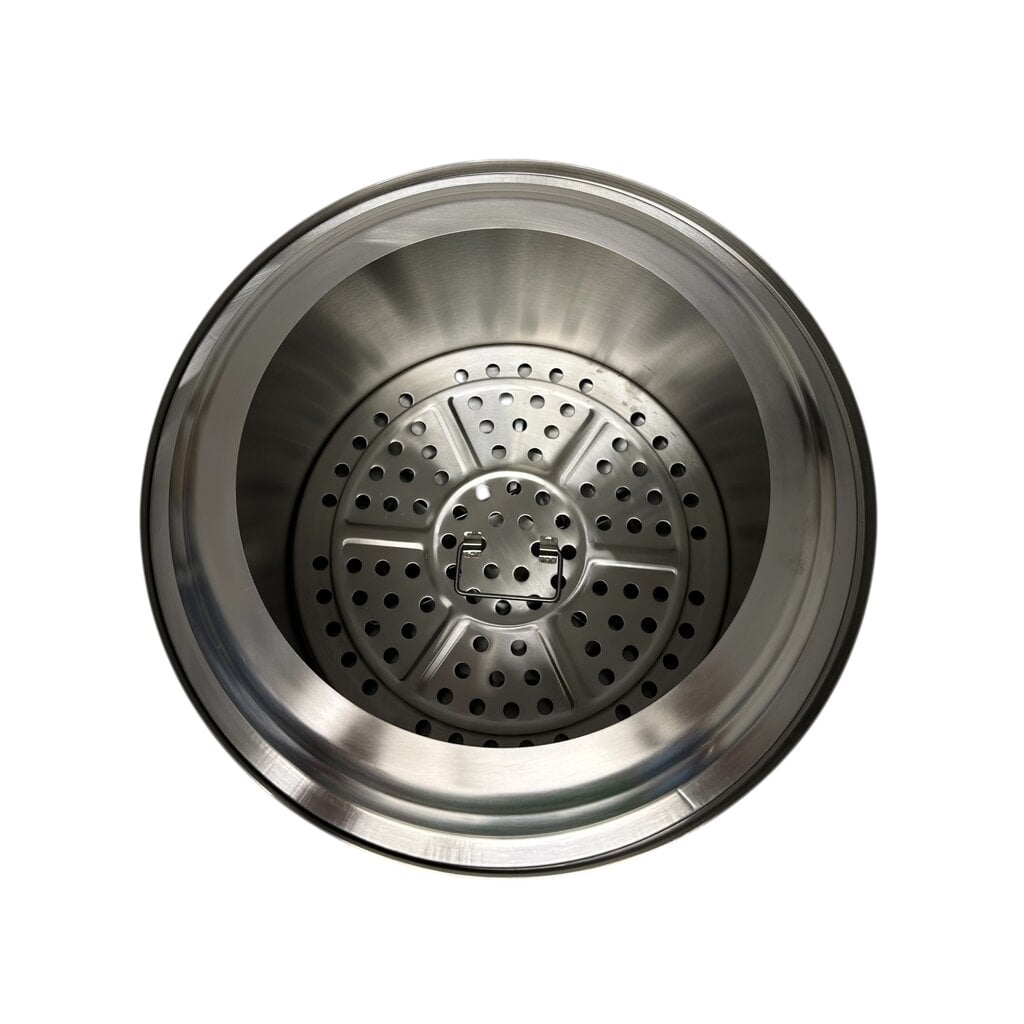WOLFF BBQ Wolff BBQ Rookvrije Vuurkorf RVS – Smokeless Firepit Ø38 cm – Dubbelwandige Vuurkorf voor Tuin, Terras en Camping – Inclusief Opberghoes