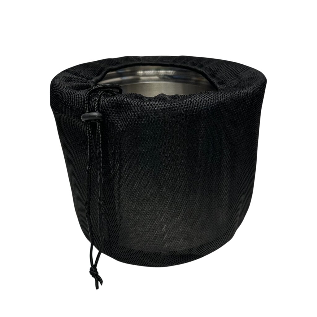 WOLFF BBQ Wolff BBQ Rookvrije Vuurkorf RVS – Smokeless Firepit Ø38 cm – Dubbelwandige Vuurkorf voor Tuin, Terras en Camping – Inclusief Opberghoes