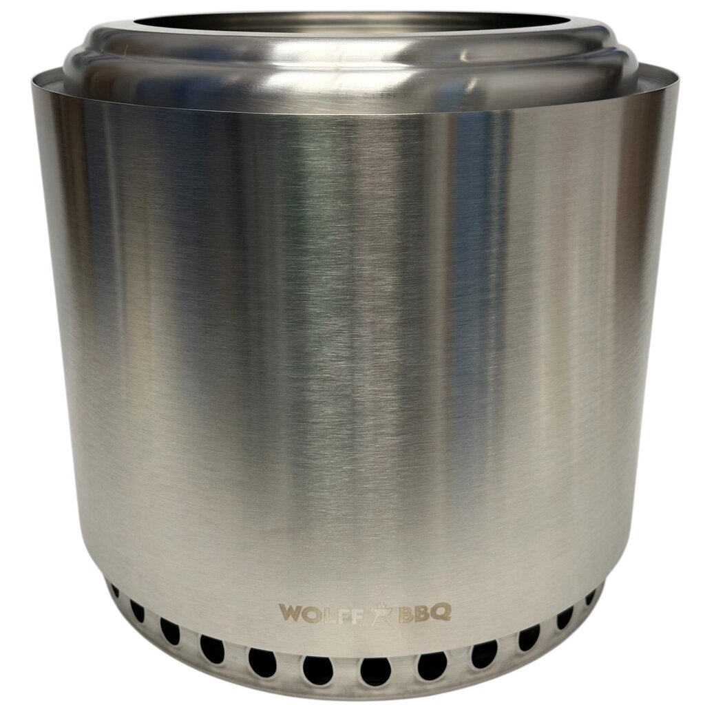 WOLFF BBQ Wolff BBQ Rookvrije Vuurkorf – Geniet van Warmte Zonder Rookoverlast