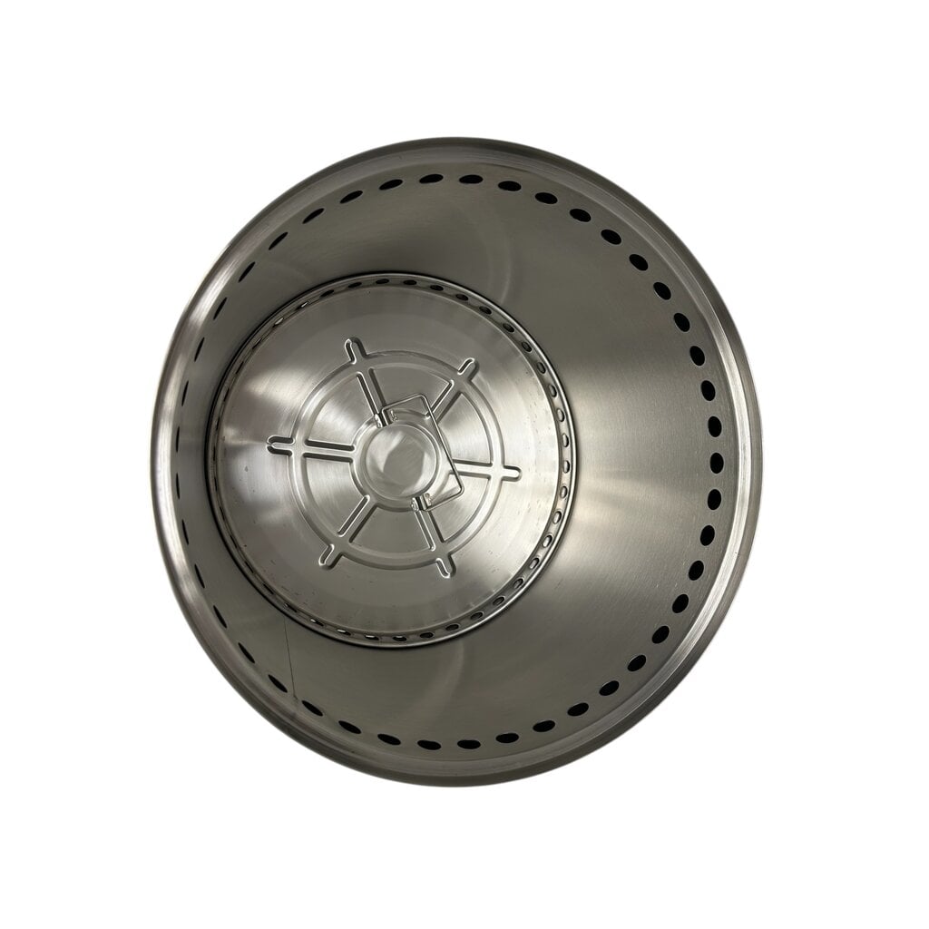WOLFF BBQ Wolff BBQ Rookvrije Vuurkorf RVS – Smokeless Firepit Ø38 cm – Dubbelwandige Vuurkorf voor Tuin, Terras en Camping – Inclusief Opberghoes