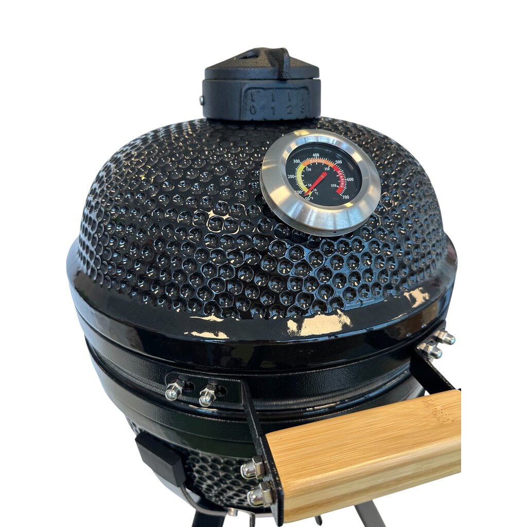 WOLFF BBQ Wolff BBQ 14 inch Kamado BBQ zwart