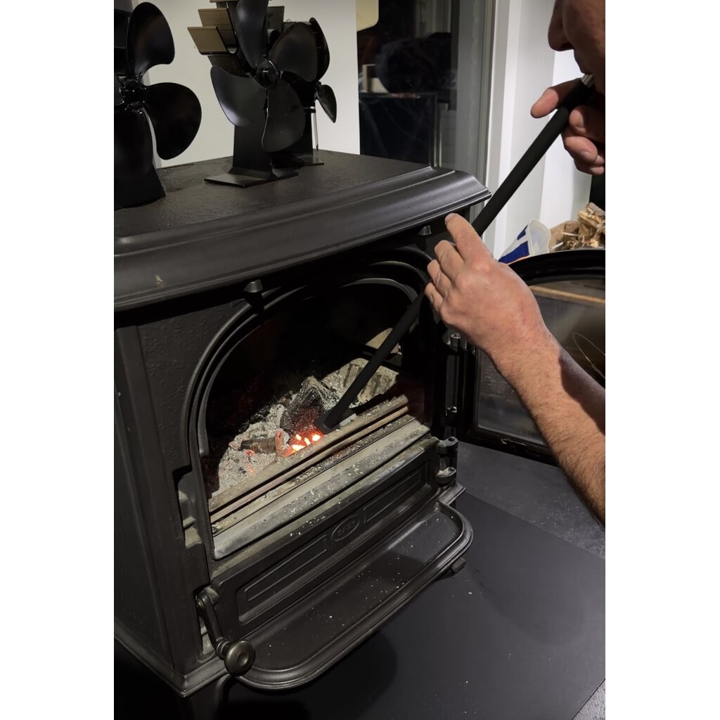 WOLFF BBQ Metalen blaaspijp voor het aanmaken van vuur BP-1 – Voor openhaard, houtkachel en firepit