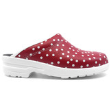 Skolys F-720.06 klompen rood + stippen
