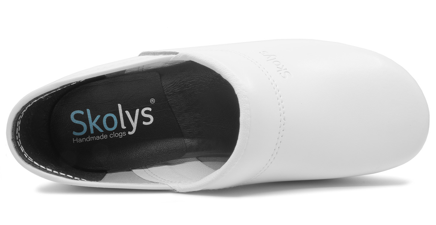 Skolys F-1730.01 S2 klompen wit