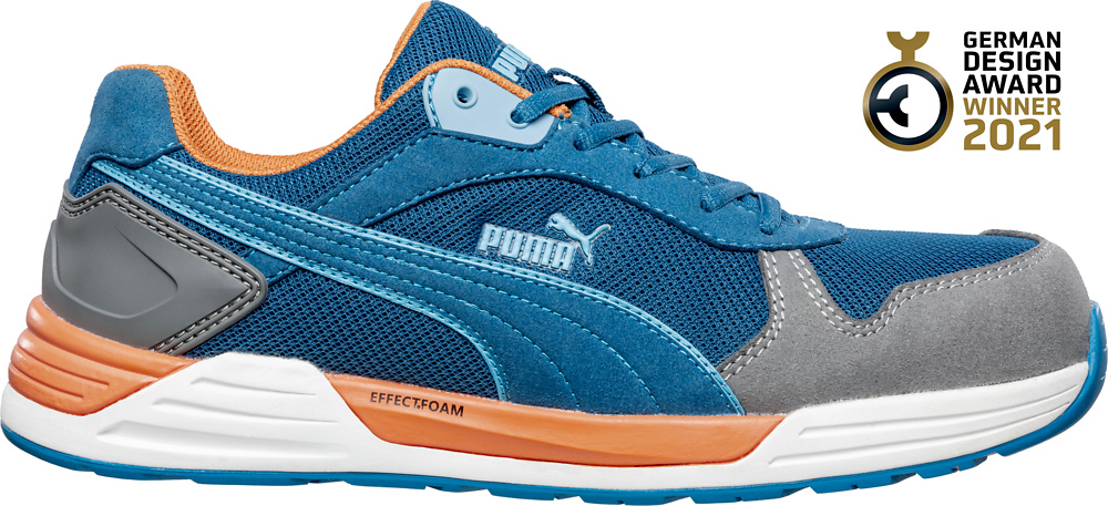 Puma Frontside Blue Low S1p werkschoenen kopen? Arboss.nl