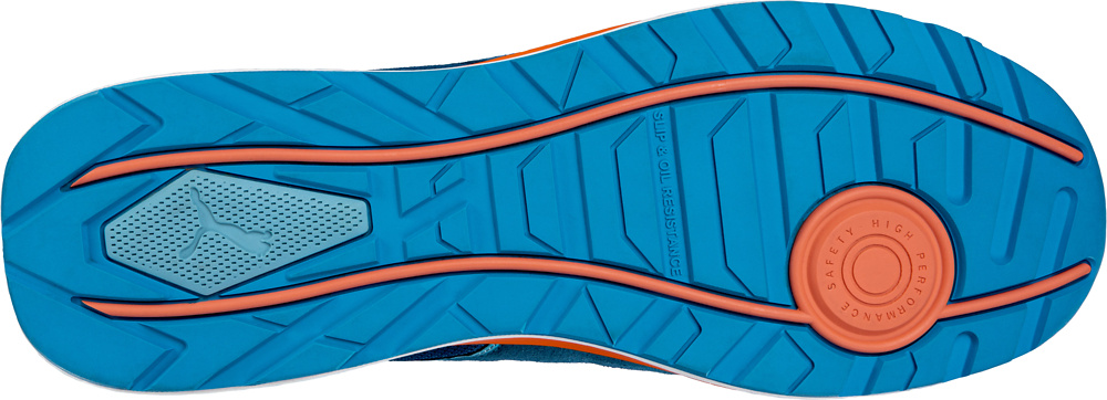 Puma 644640 Frontside Blue Low S1p werkschoenen