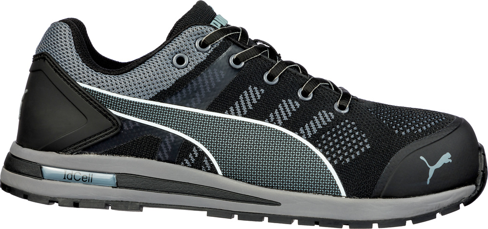 Puma 643160 Elevate Knit Black Low S1p werkschoenen
