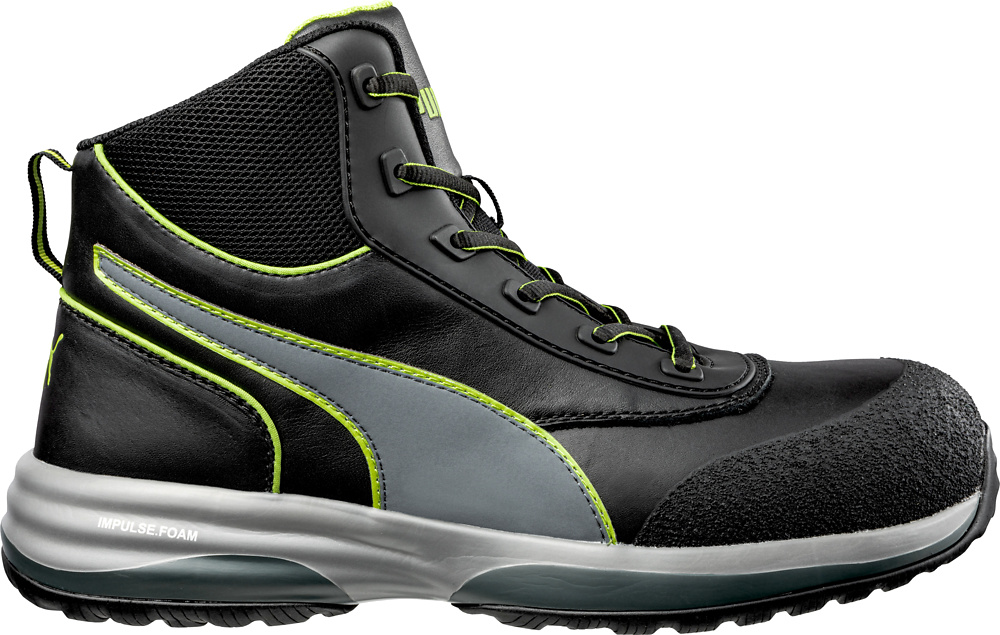 Puma 635500 Rapid Green Mid S3 werkschoenen