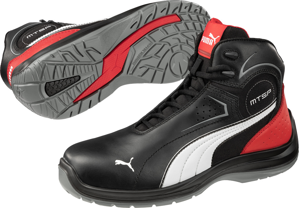 Puma 632610 Touring Black Mid S3 werkschoenen