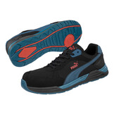 Puma 644660 Frontside Black/Blue Low S1p werkschoenen