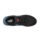 Puma 644660 Frontside Black/Blue Low S1p werkschoenen