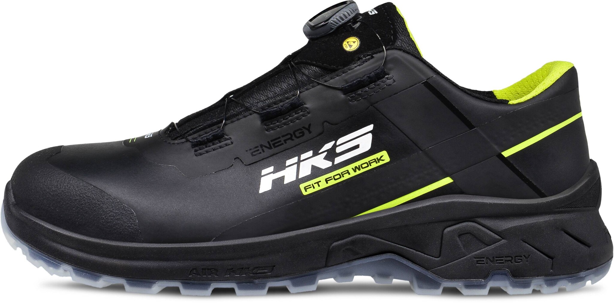 HKS AirGuard Neon Black BOA S3L werkschoenen