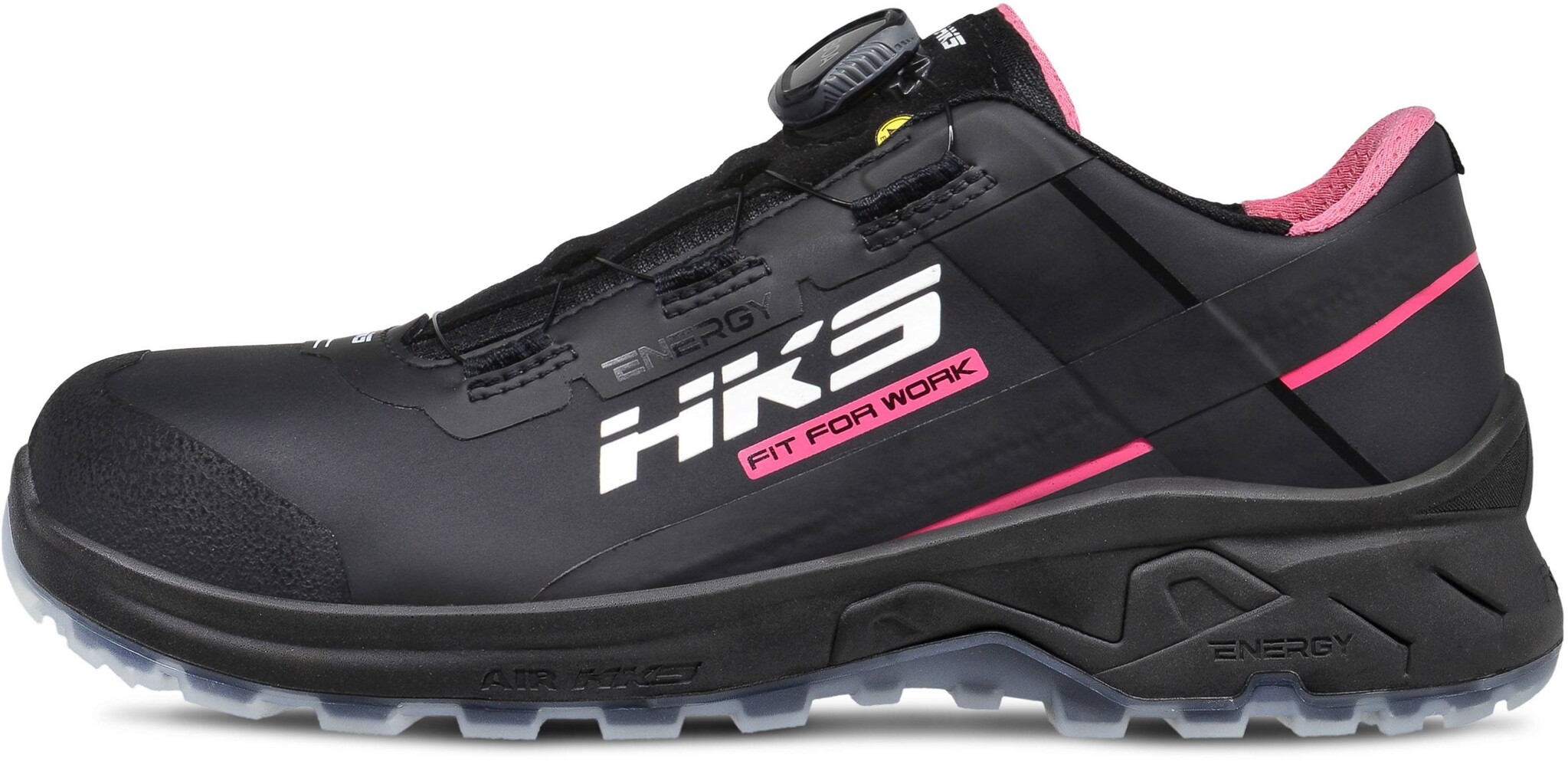 HKS AirGuard Pink Black BOA S3L werkschoenen
