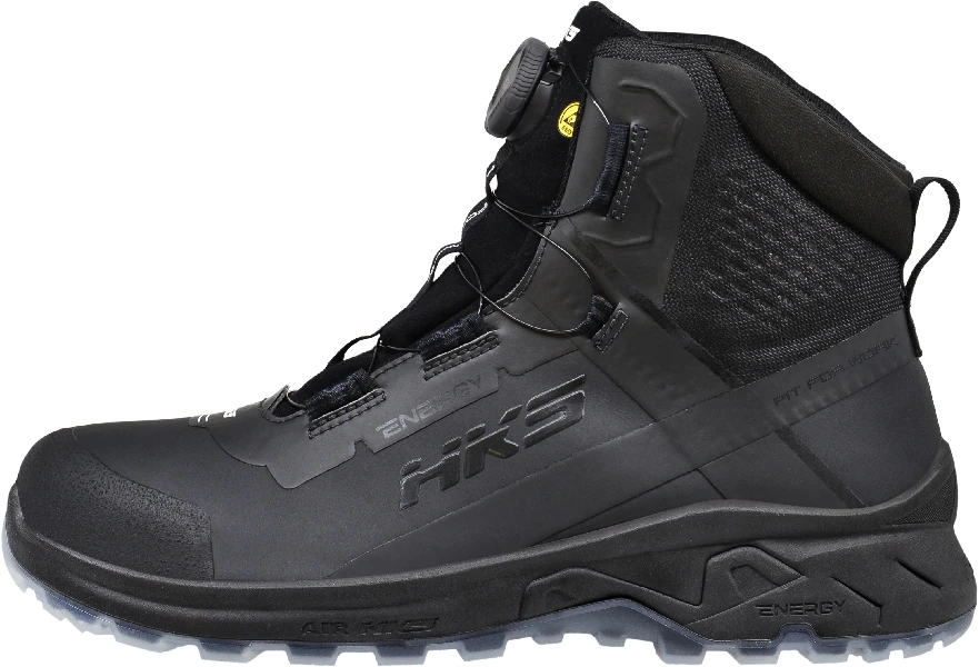 HKS AirGuard Pro Black BOA S3 werkschoenen